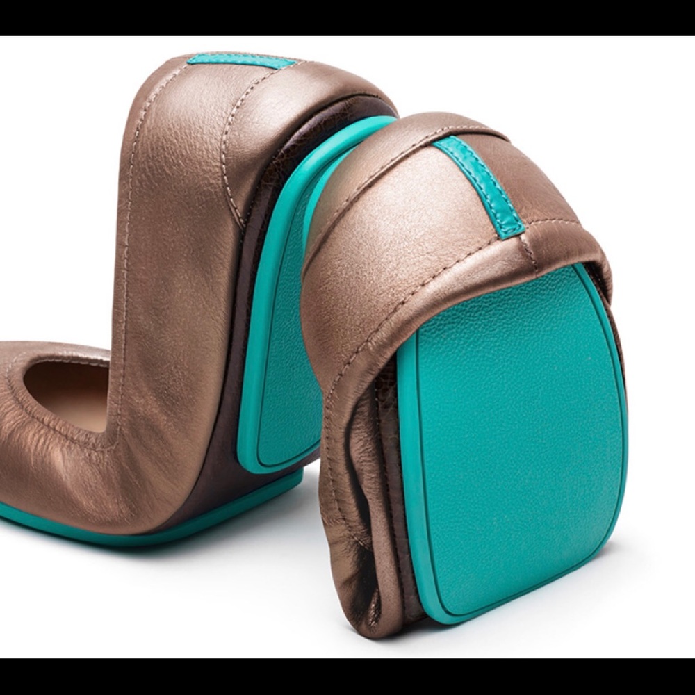 Tieks by Gavrieli, Sz 6, Bronze, EUC!!